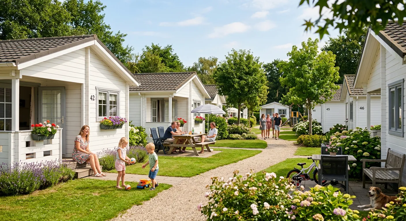 chalets schilderen voor vakantieparken en chaletparken